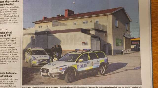 För tio år sedan rånades Coop Konsum på Karlstadsvägen mitt på eftermiddagen.