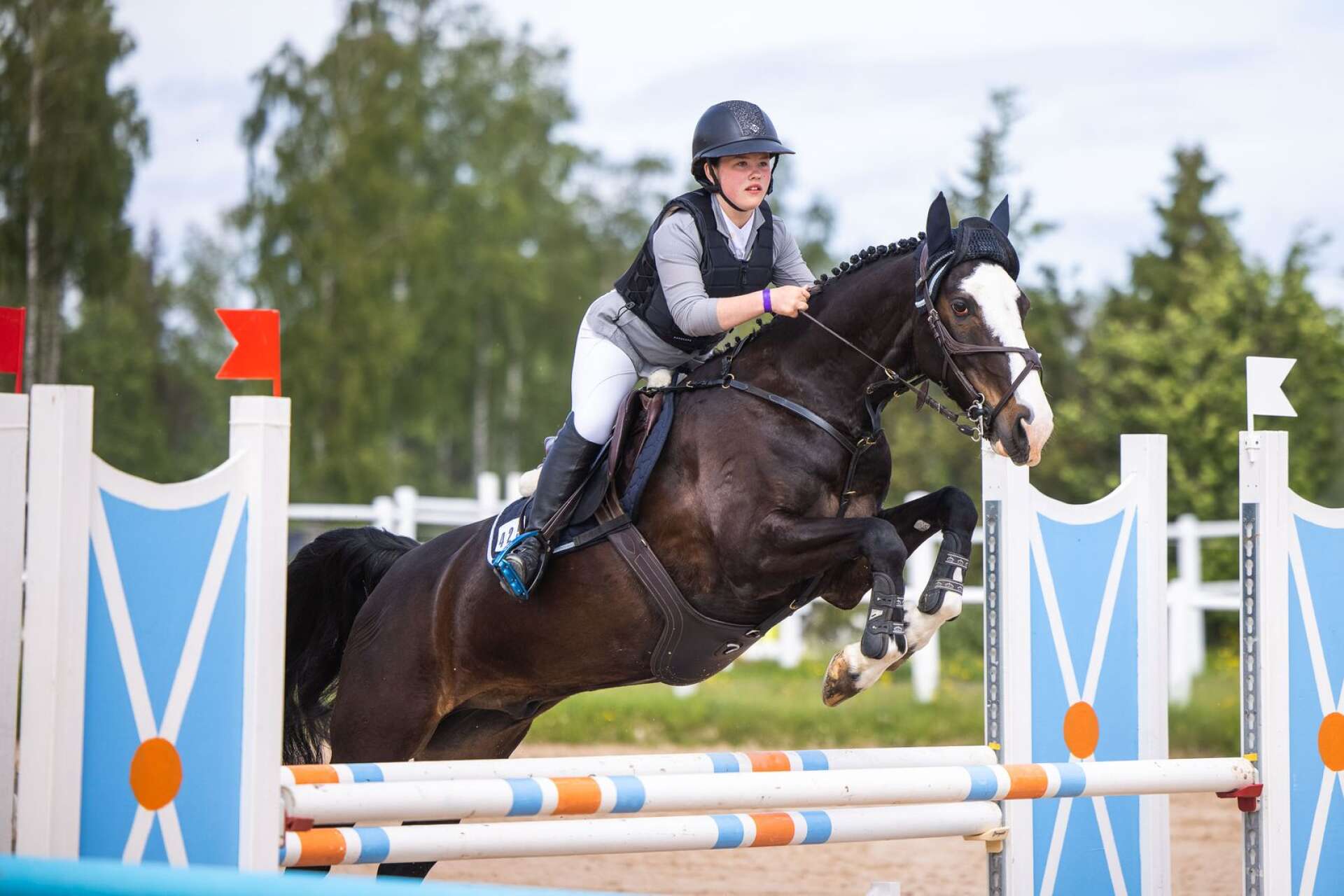 Hemmaryttaren Tindra Hallberg visar fin form under Wermland Equestrian Games.