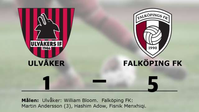 Ulvåkers IF förlorade mot Falköpings FK