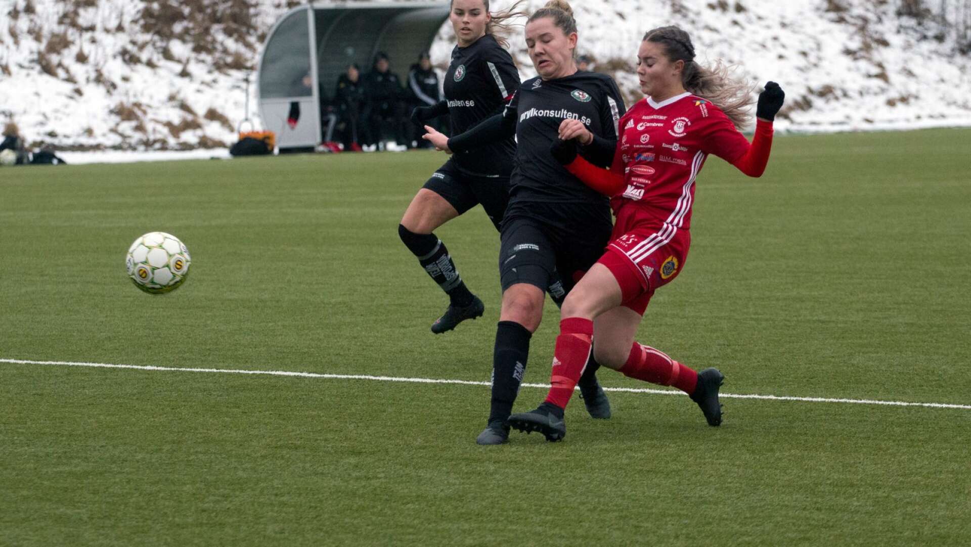 Izabell Johansson gjorde ett mål i träningsmatchen mot Örebro SK Söder.