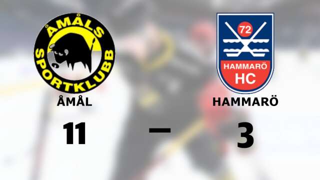 Åmåls SK vann mot Hammarö HC