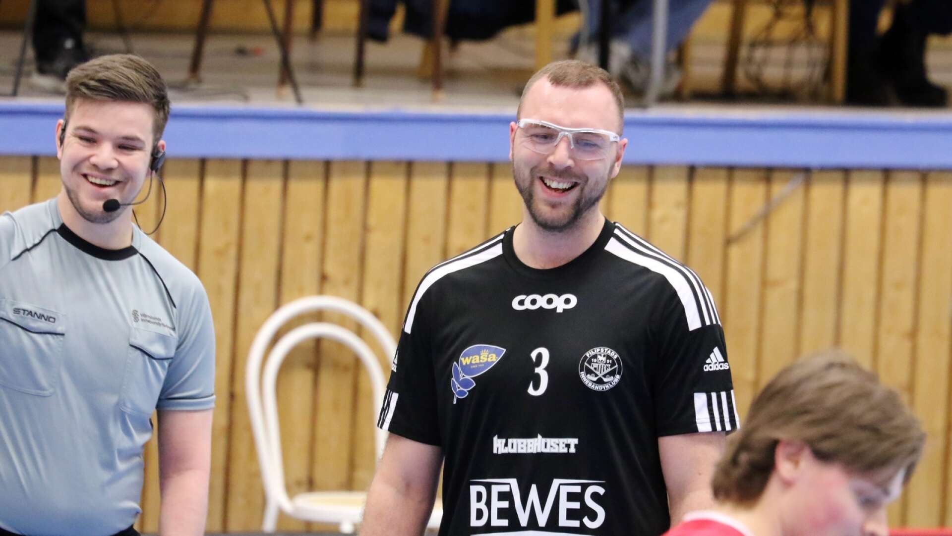 Johannes Larsson kommer delta under årets hemvändarmatch i den nya hallen.