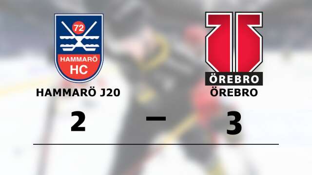 Hammarö HC förlorade mot Örebro Hockey