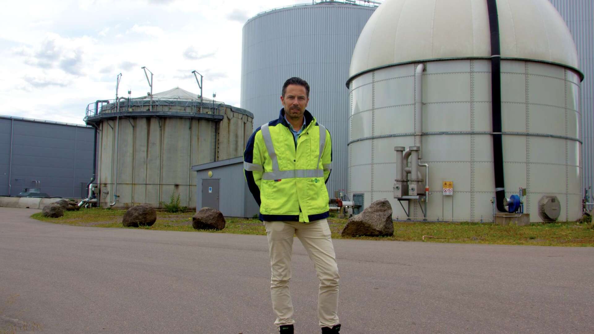 Sebastian Cabander, VD för Biogasbolaget i Mellansverige AB.