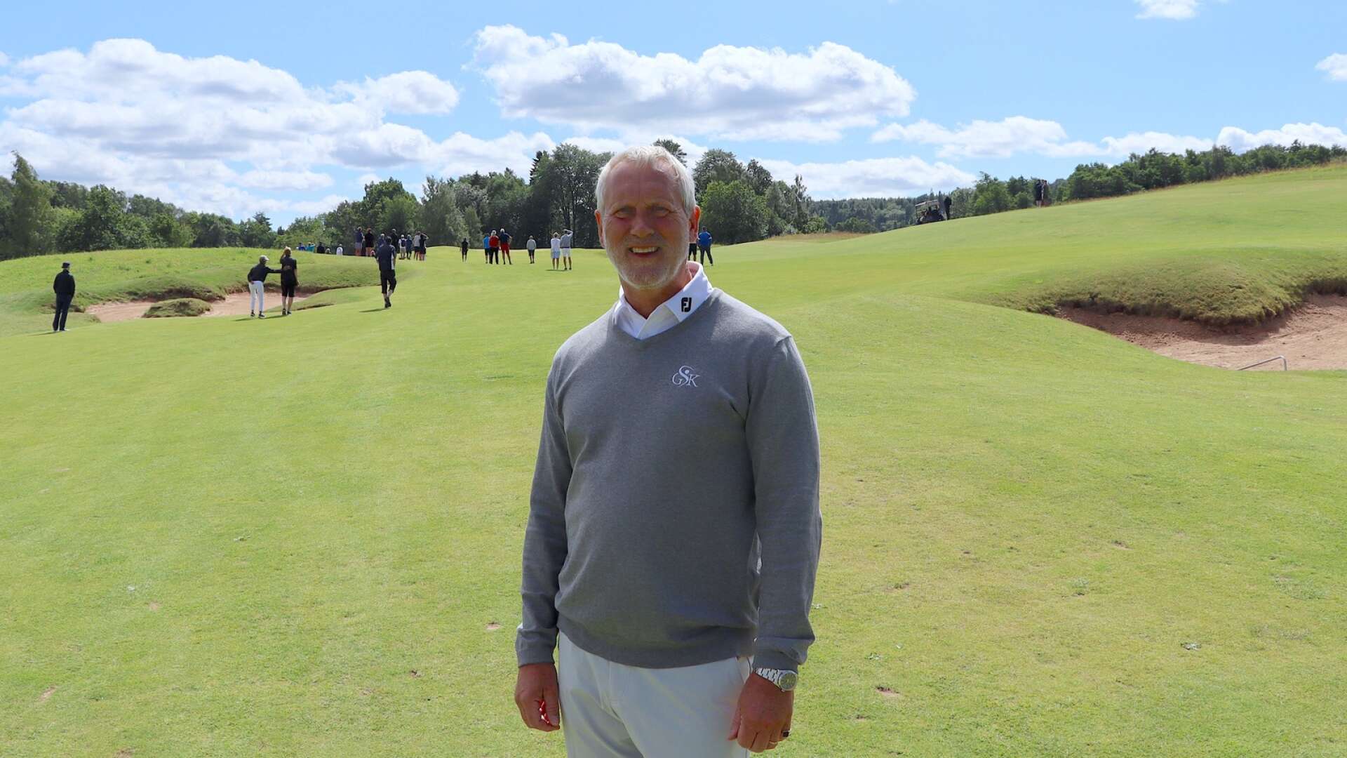 Skövde Golfklubbs ordförande Mikael Pauli är mycket nöjd med jobb som klubben lagt ner under SM.