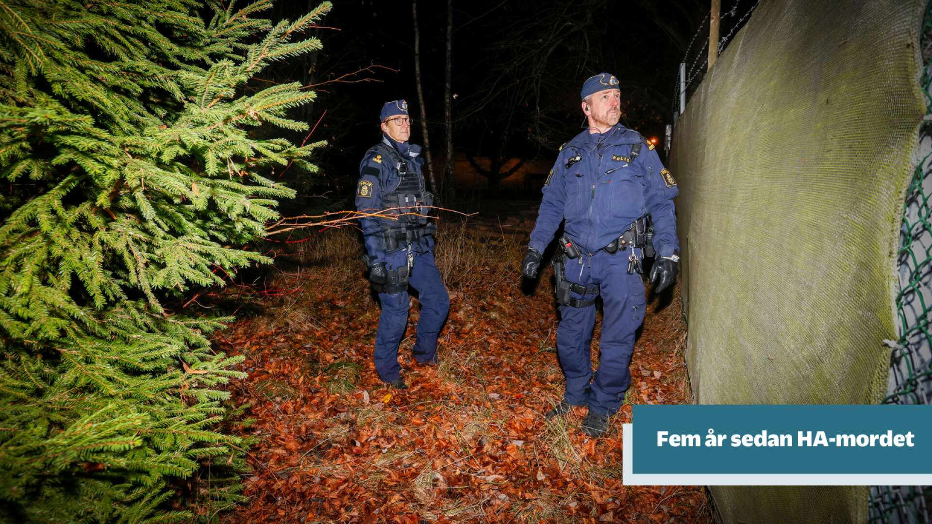 Här letade poliserna vid HA-gården – fann Mikael, 48, inrullad i presenning