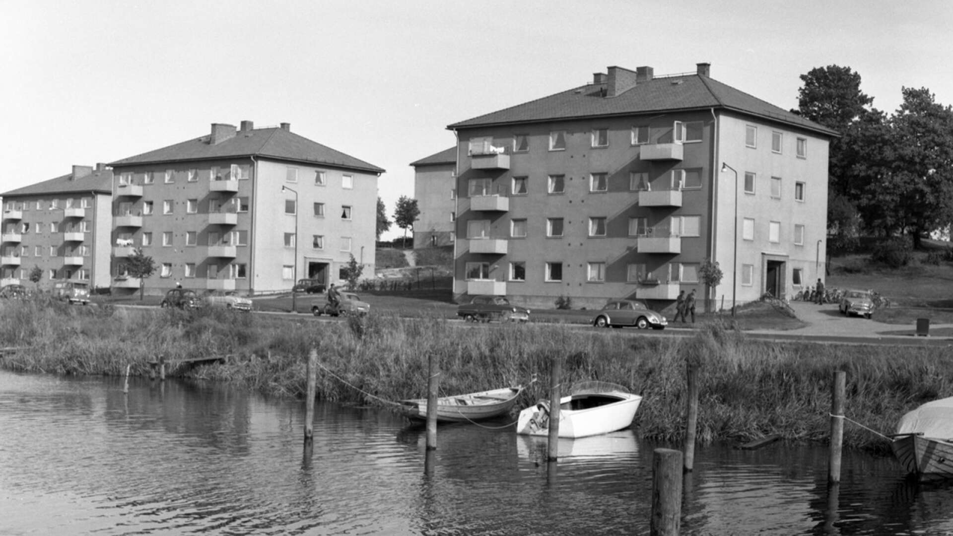 Engholmsgatan på Lamberget i slutet av 1950-talet.