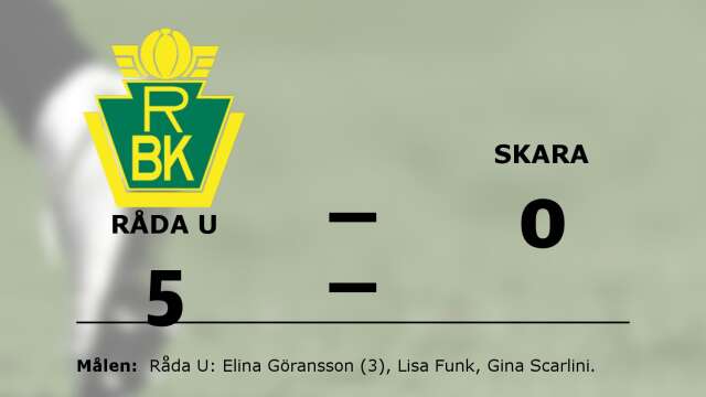 Råda BK vann mot Skara FC