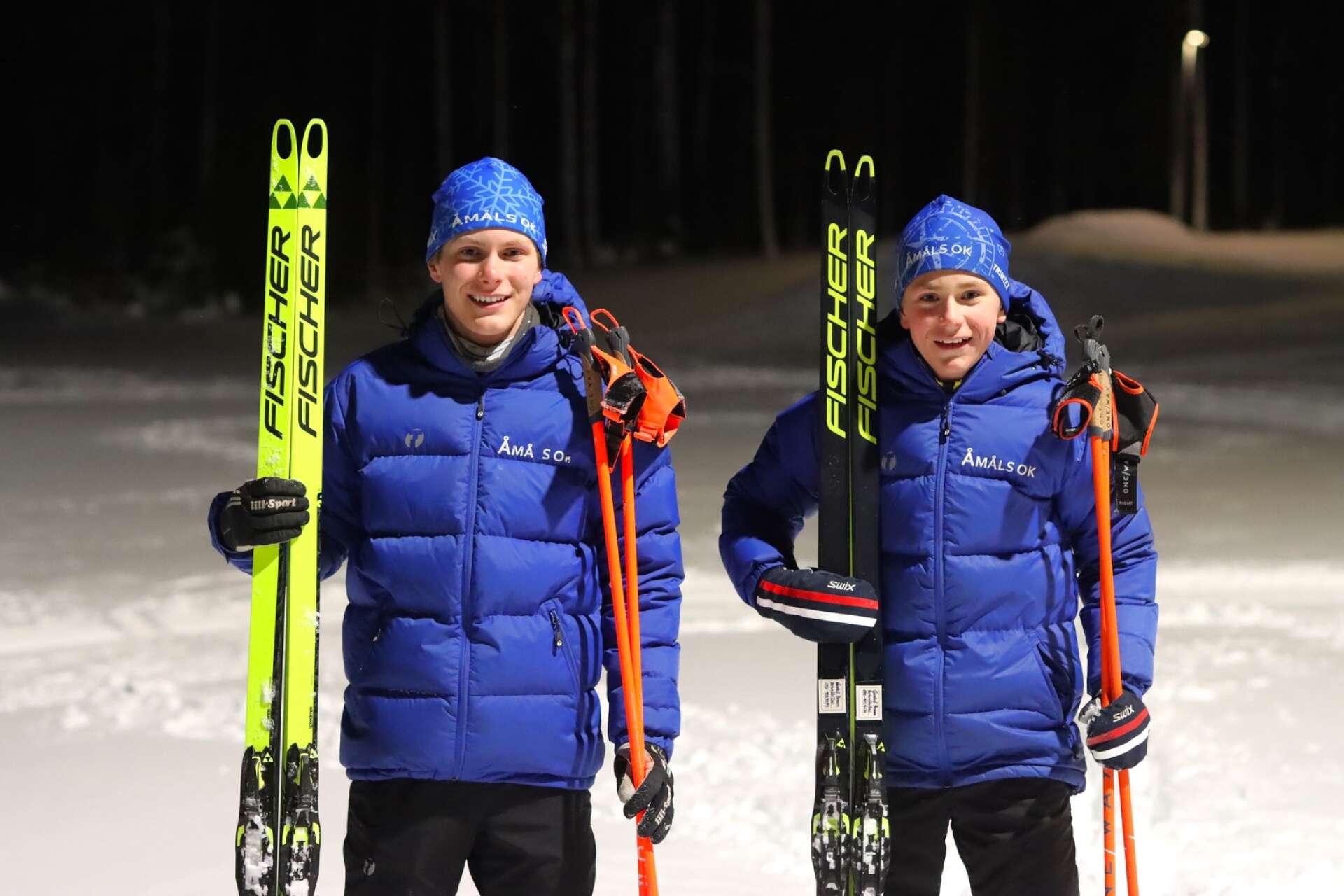 Bröderna Gustaf och Walter Persson körde stafetten tillsammans med Oscar Ahlstedt. 