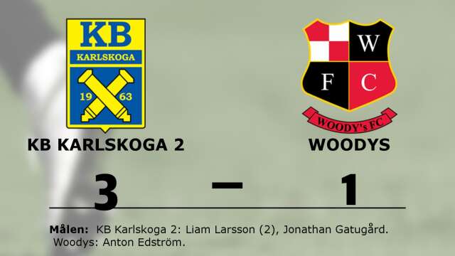 KB Karlskoga vann mot Woody&apos;s FC