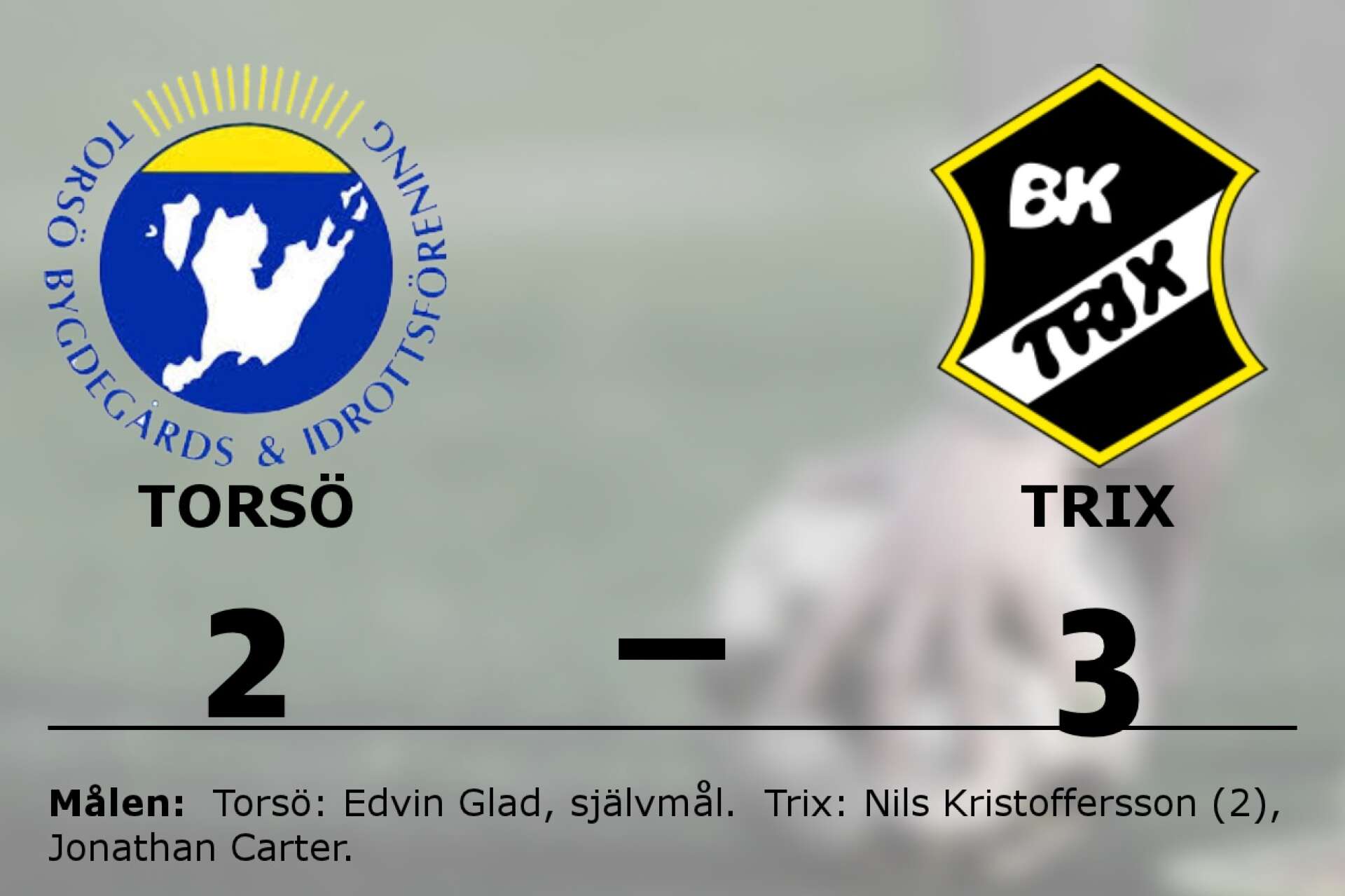 Torsö BIF förlorade mot BK Trix