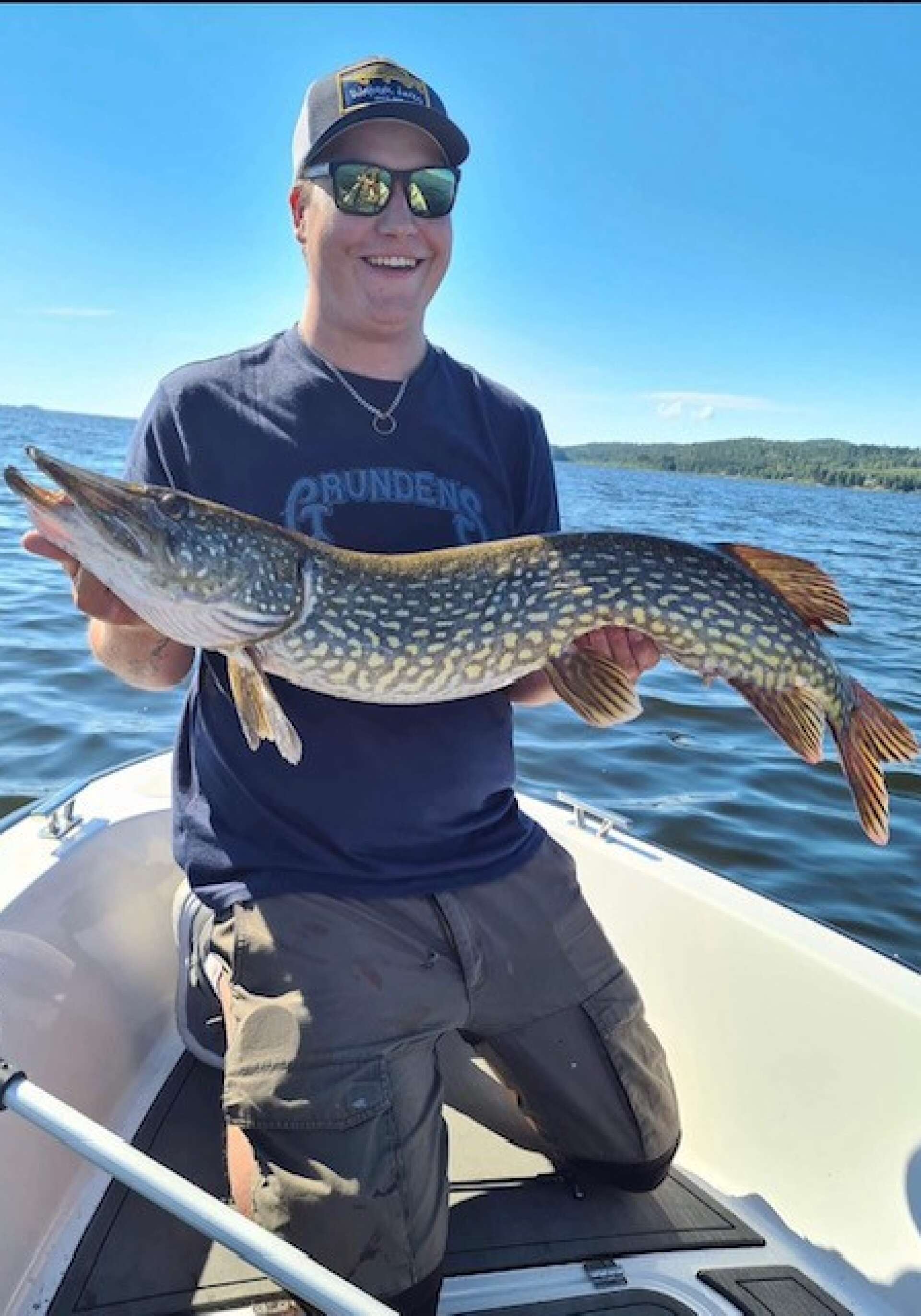 David Karlsson har tävlingsfiskat i tre år.