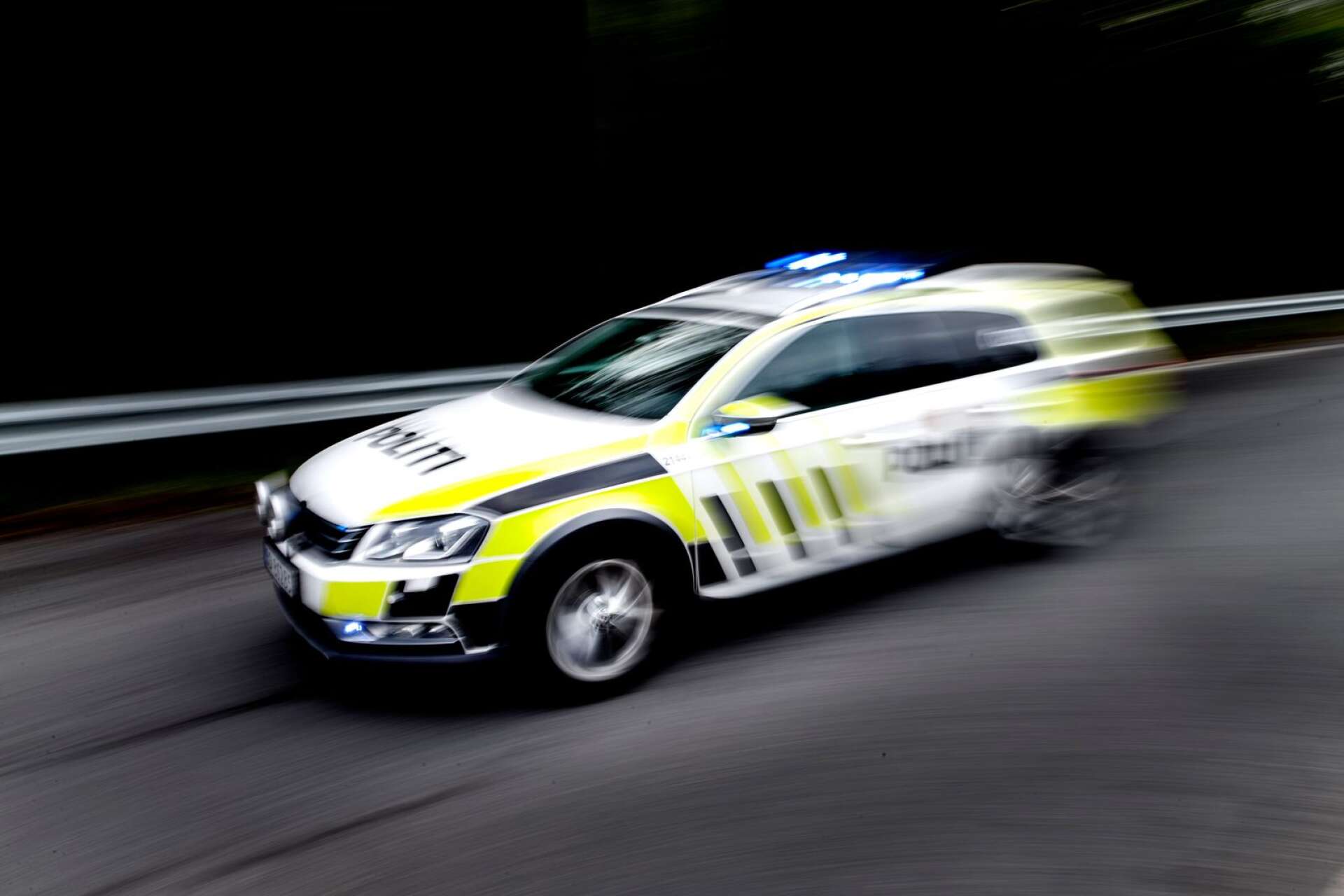 Originalet. En fejkad norsk polisbil ska ha kört genom Säffle med blåljusen på vid lunchtid i lördags.