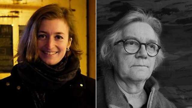 Eliska Kovacikova och Rolf Gustavsson ska båda vara residenskonstnärer i Karlstad under maj.