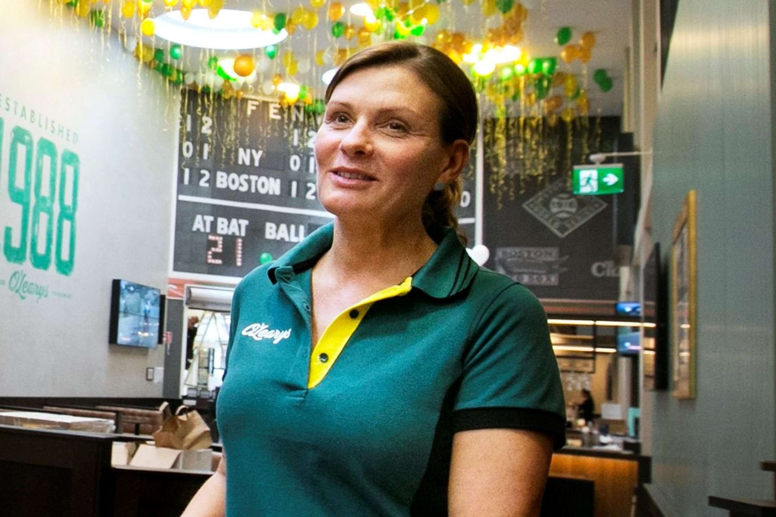 Louise Tigerholm, vd för Tigerholm Sportbars som driver O’Learys. 