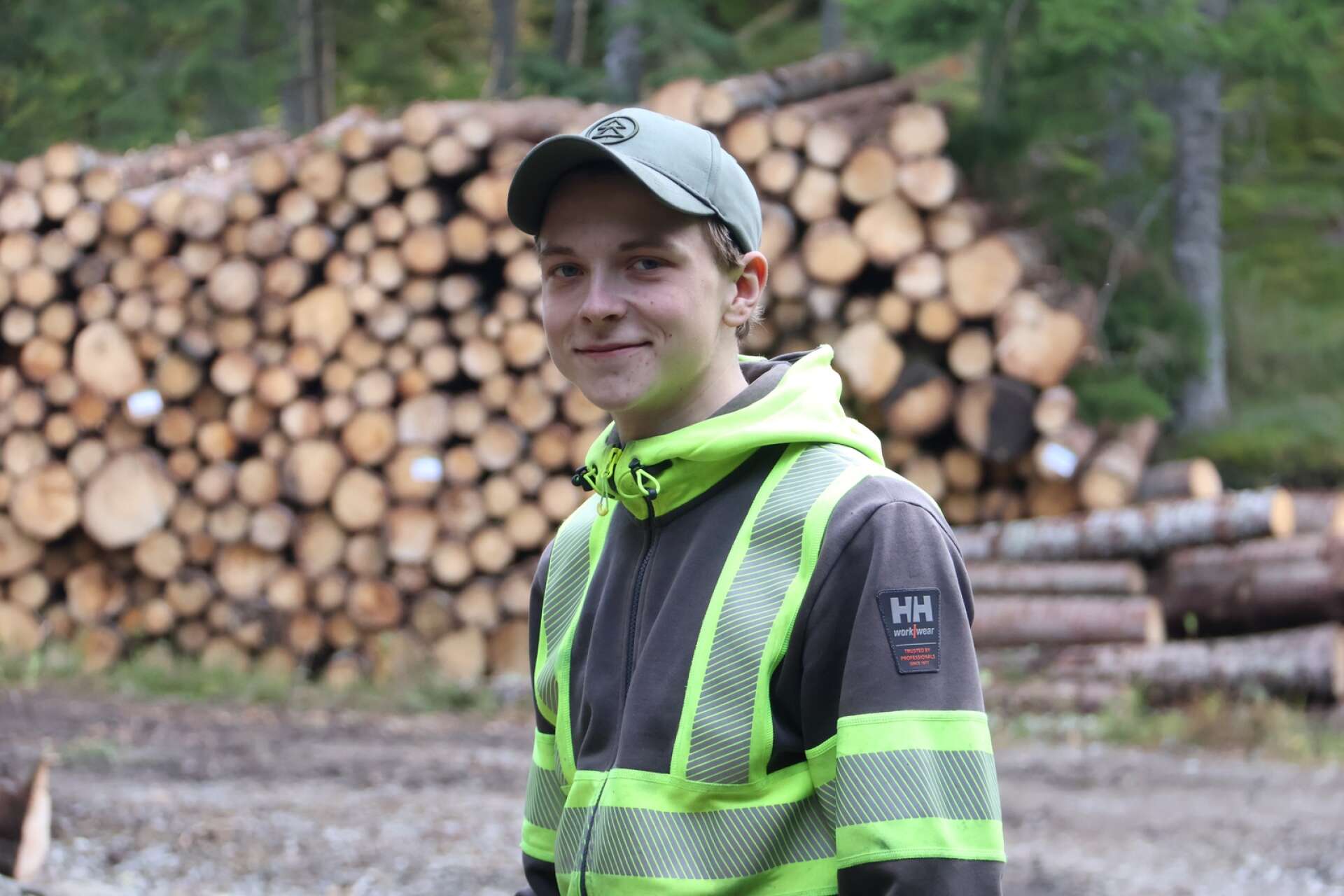 Gustav Sandberg går tredje året på Svenljunga naturbruksprogram.