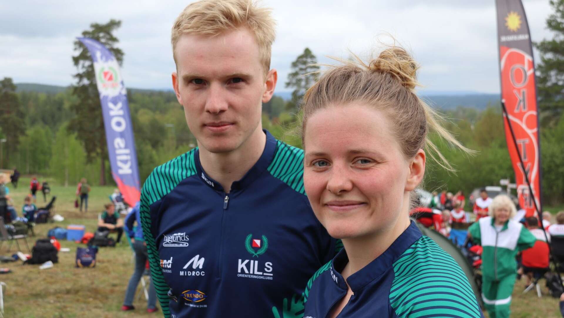 Ludvig Eriksson och Sanna Skoog från Kils OK kammade hem full pott och vann fyra segrar i helgen under tävlingarna i Värmland.