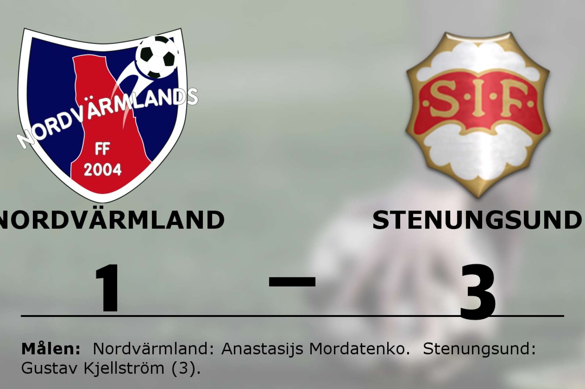 Nordvärmlands FF förlorade mot Stenungsunds IF