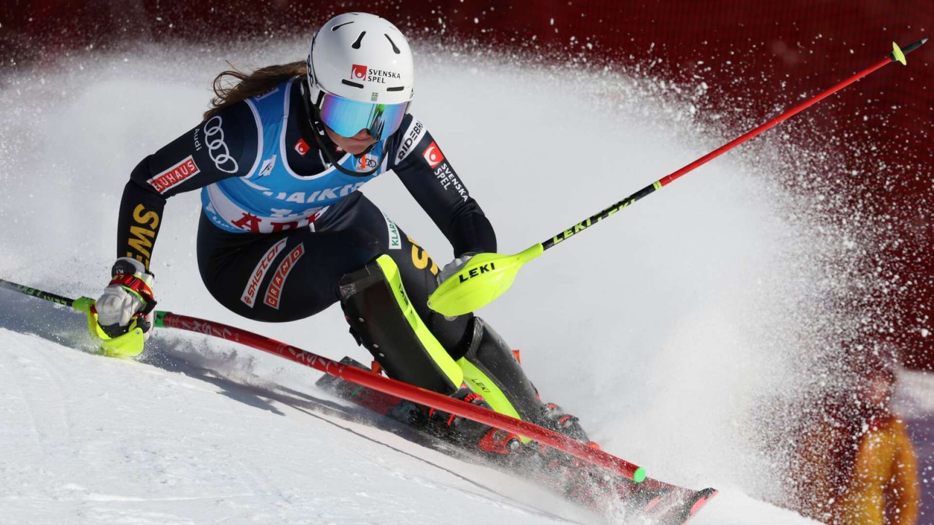 Hanna Aronsson Elfman åkte till sig ett silver när SM i slalom avgjordes.