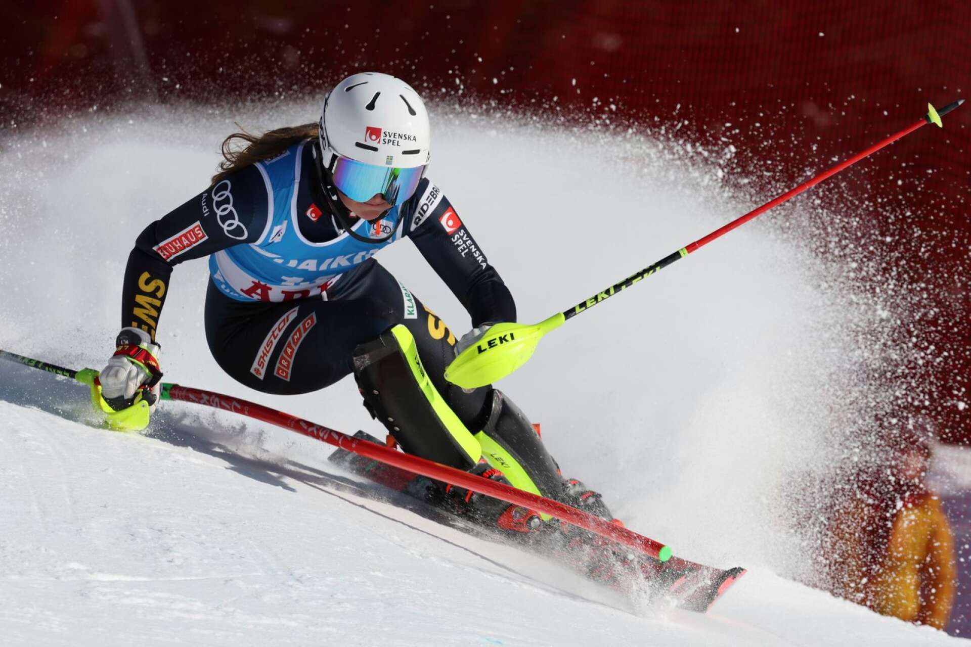 Hanna Aronsson Elfman åkte till sig ett silver när SM i slalom avgjordes.
