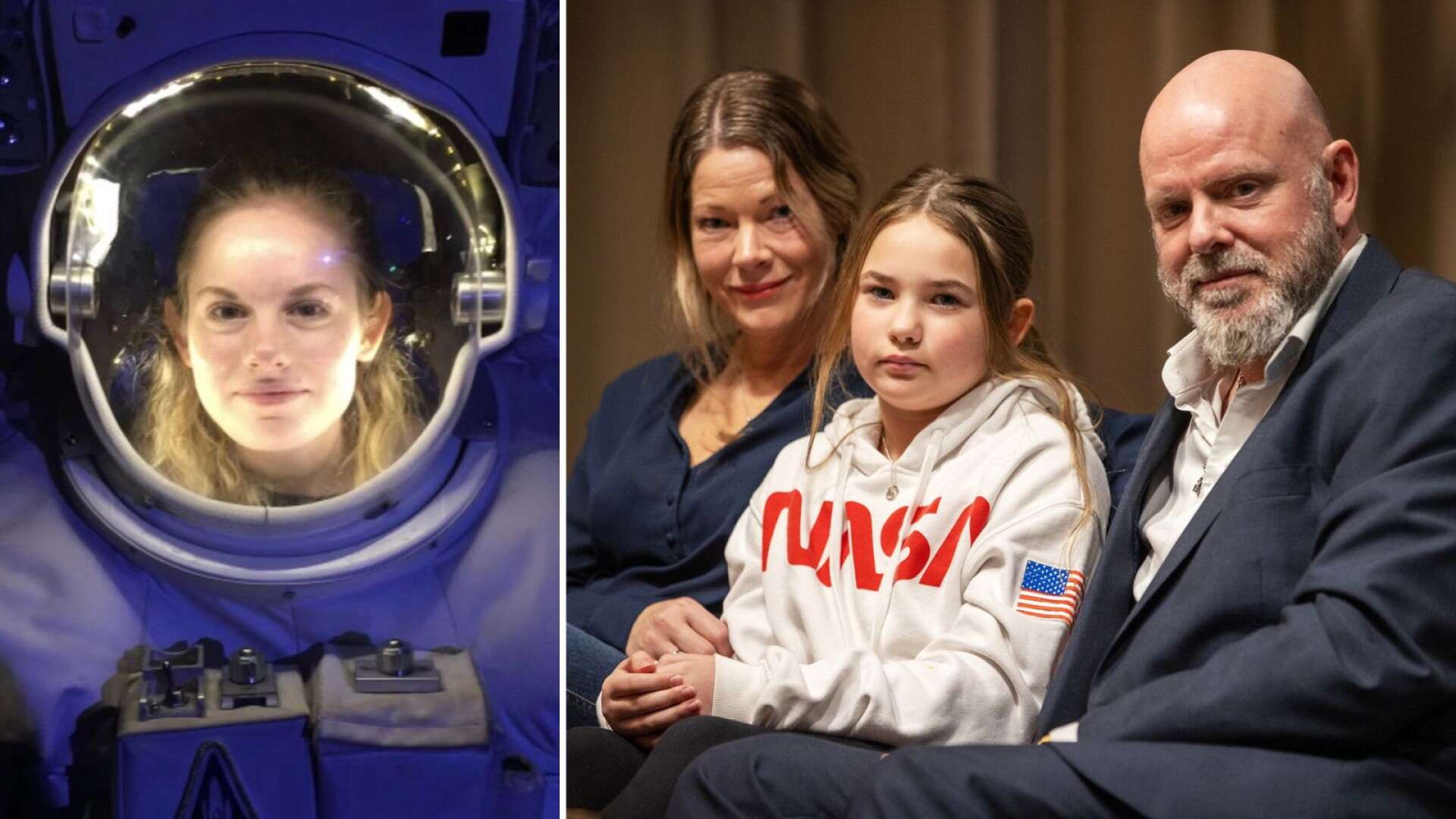 Värmländske astronautens hälsning till familjen: ”Jättefin”