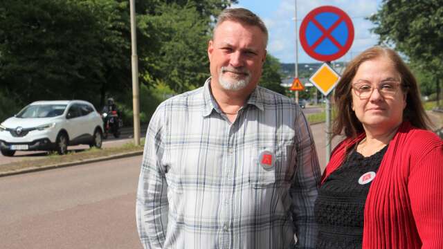 Patrik Gustafsson och Jacqueline Tjällman hade gärna sett bättre siffror i körkortsstatistiken. 
