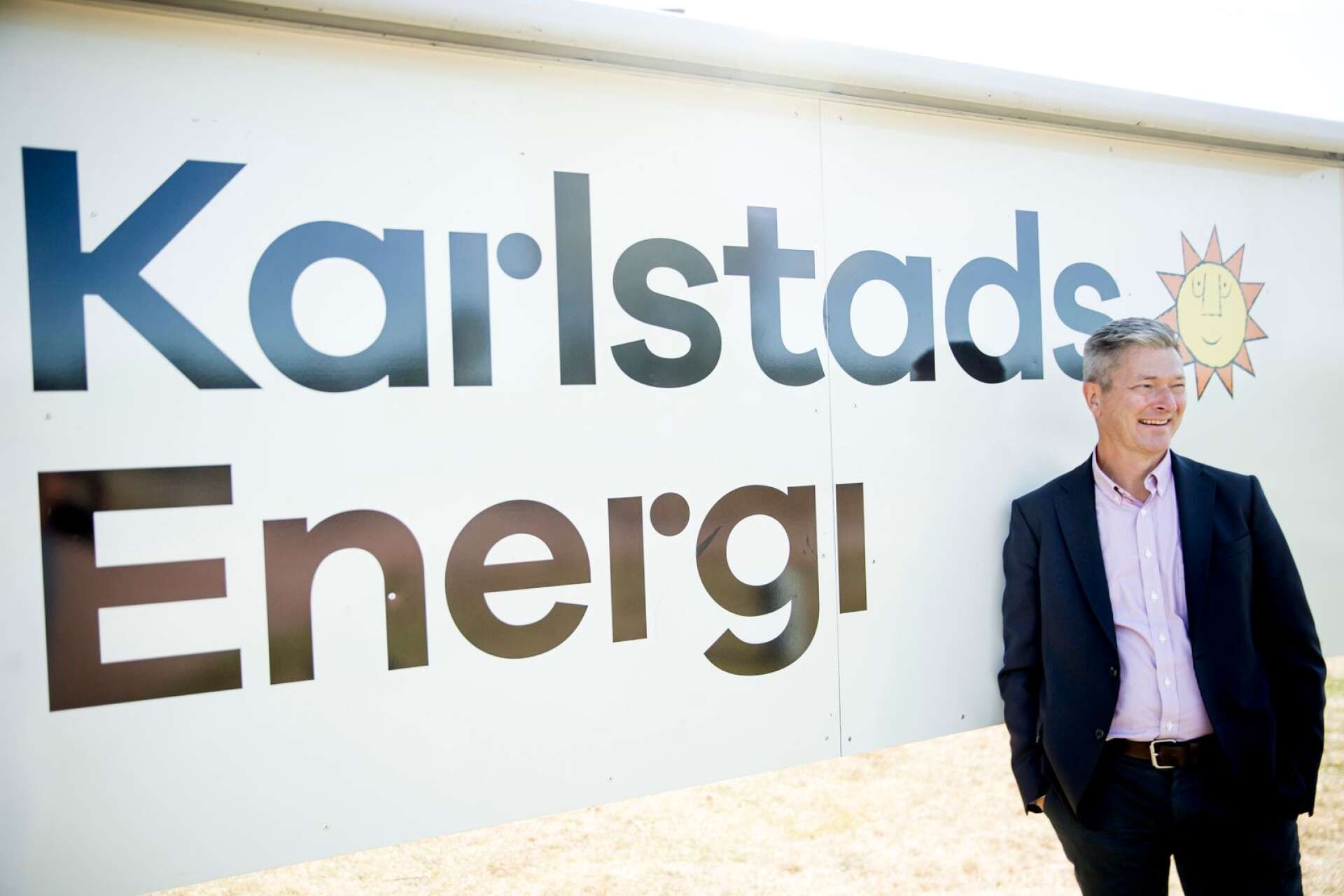 Erik Kornfeld, vd på Karlstads Energi, har signerat ett intentionsavtal med det danska bolaget Everfuel. FOTO: Karlstads Energi