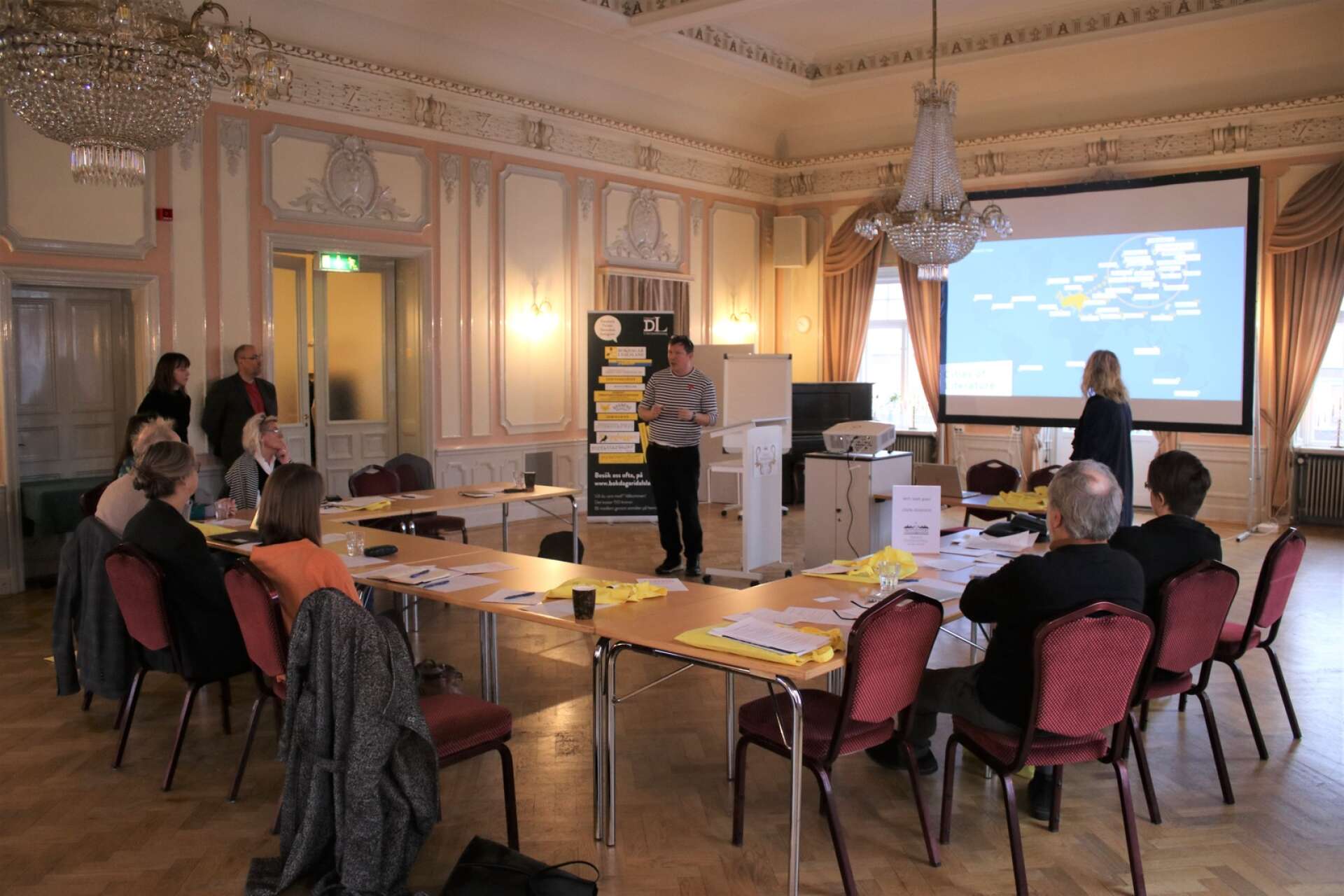 Fredagen inleddes med en presentation av Unesco litteraturstad Göteborg.