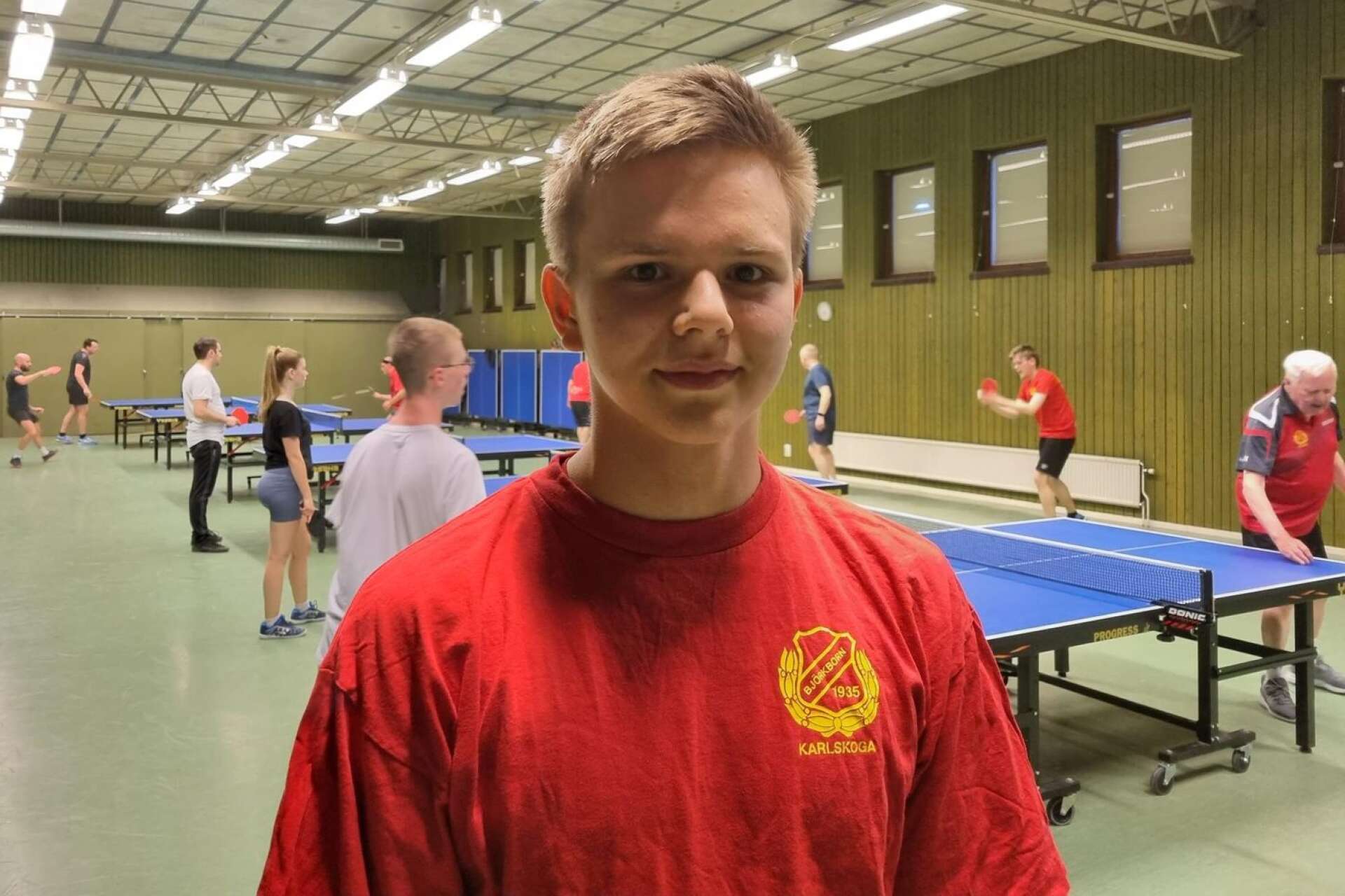 17-årige Björkborntalangen Johan Lundström laddar för sitt första ungdoms-SM i Helsingborg 18-21 maj.