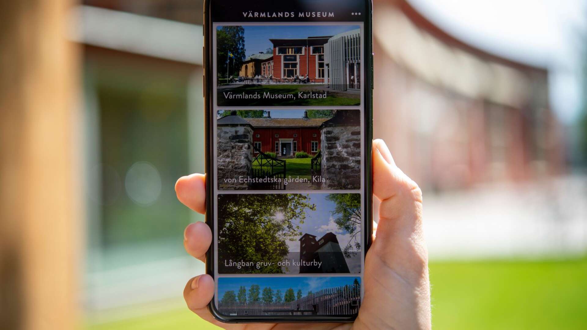 I Värmlands museums nya app finns mobila guider till kulturhistoriskt intressanta platser i Värmland. 