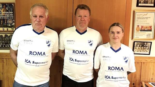 Tränartrion för IFK Hjos damlag 2024 består av  Åke Svensson, Thord Brand och Therese Lindkvist.
