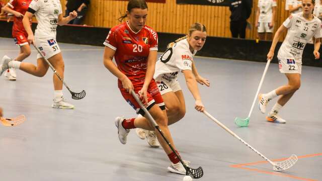 Amanda Josefsson och hennes lagkamrater föll mot Karlstad i lördagens match i damettan. Gästande Karlstad vann med 6-4.