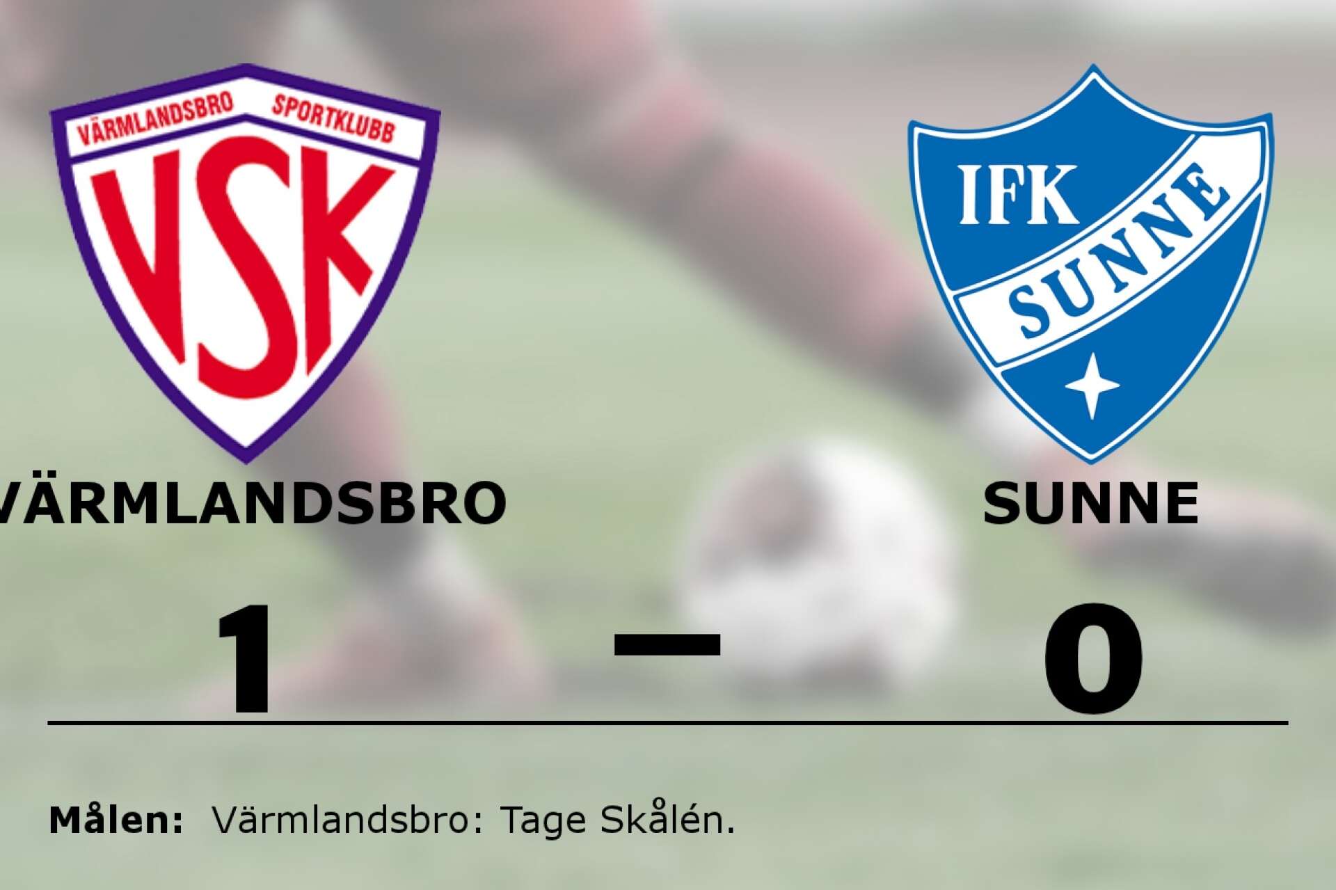 Värmlandsbro SK vann mot IFK Sunne
