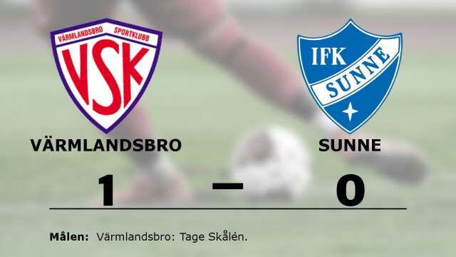 Värmlandsbro SK vann mot IFK Sunne