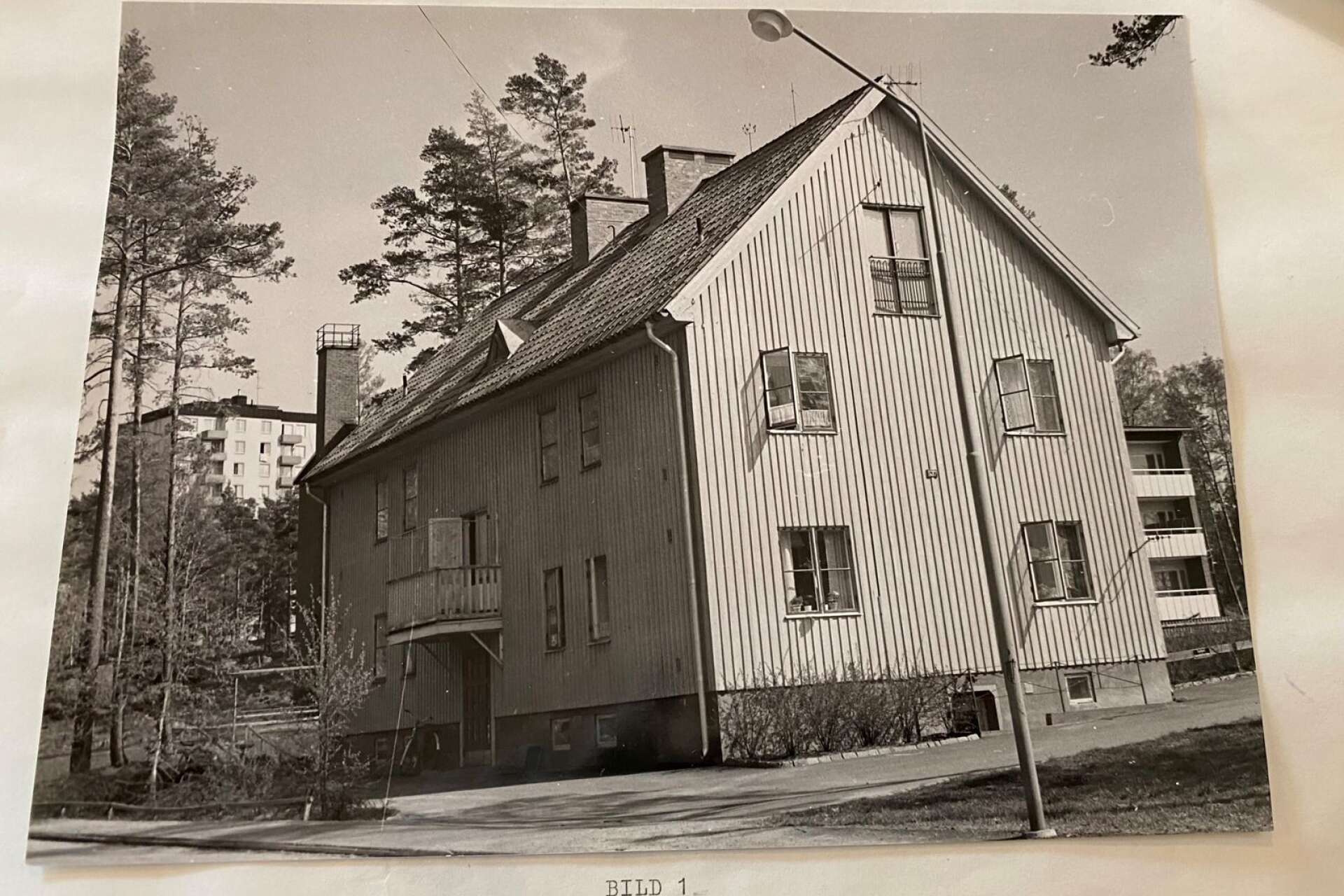Huset på Vattenverksvägen i Skoghall där Kerstin och hennes fästman bodde.