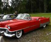 En av de tio bilar som valts ut av juryn till bilparaden: En Cadillac Eldorado 1954. Ägare Stefan Börjesson.