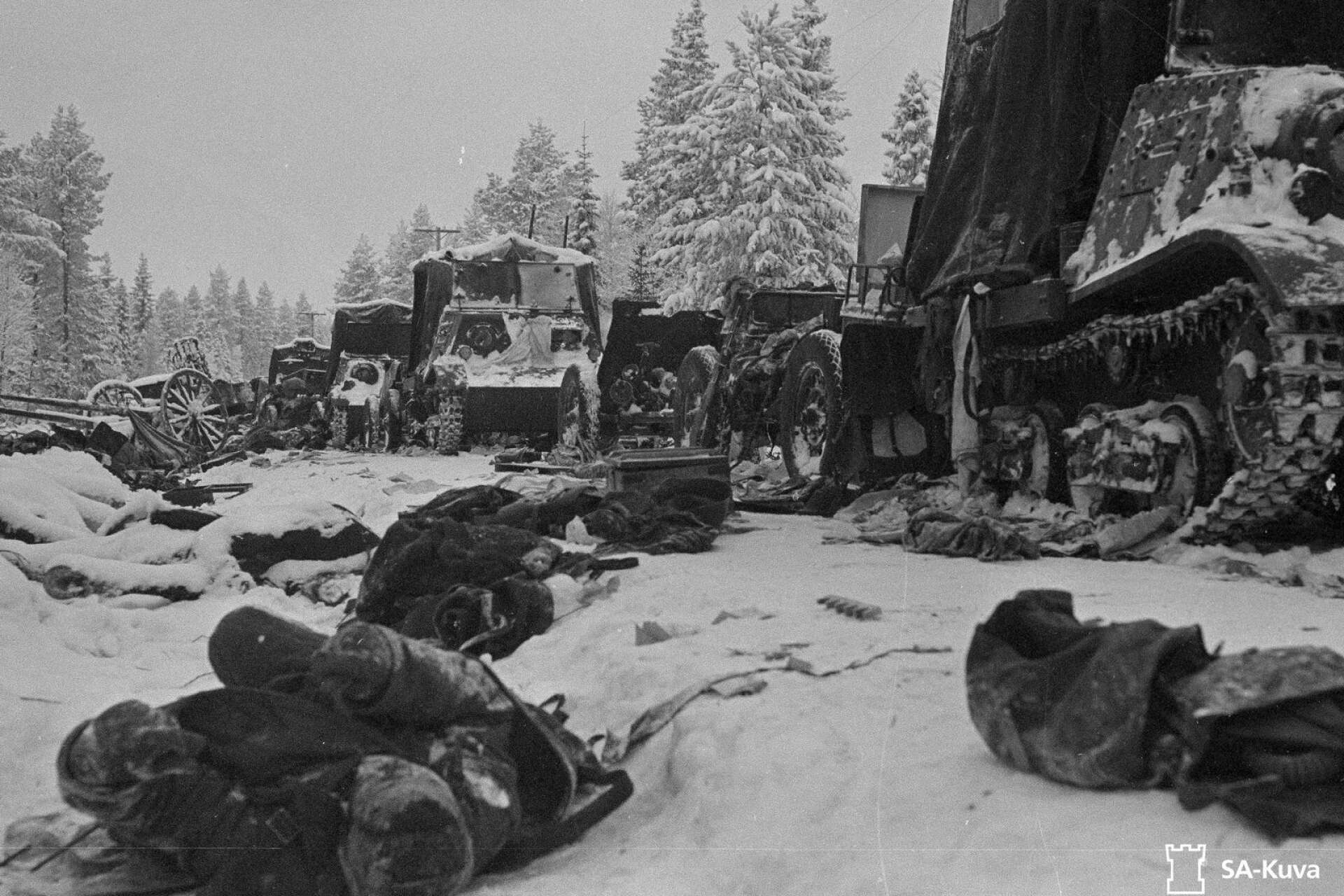 Finska vinterkriget utkämpades mellan Finland och Sovjetunionen 1939-1940. 