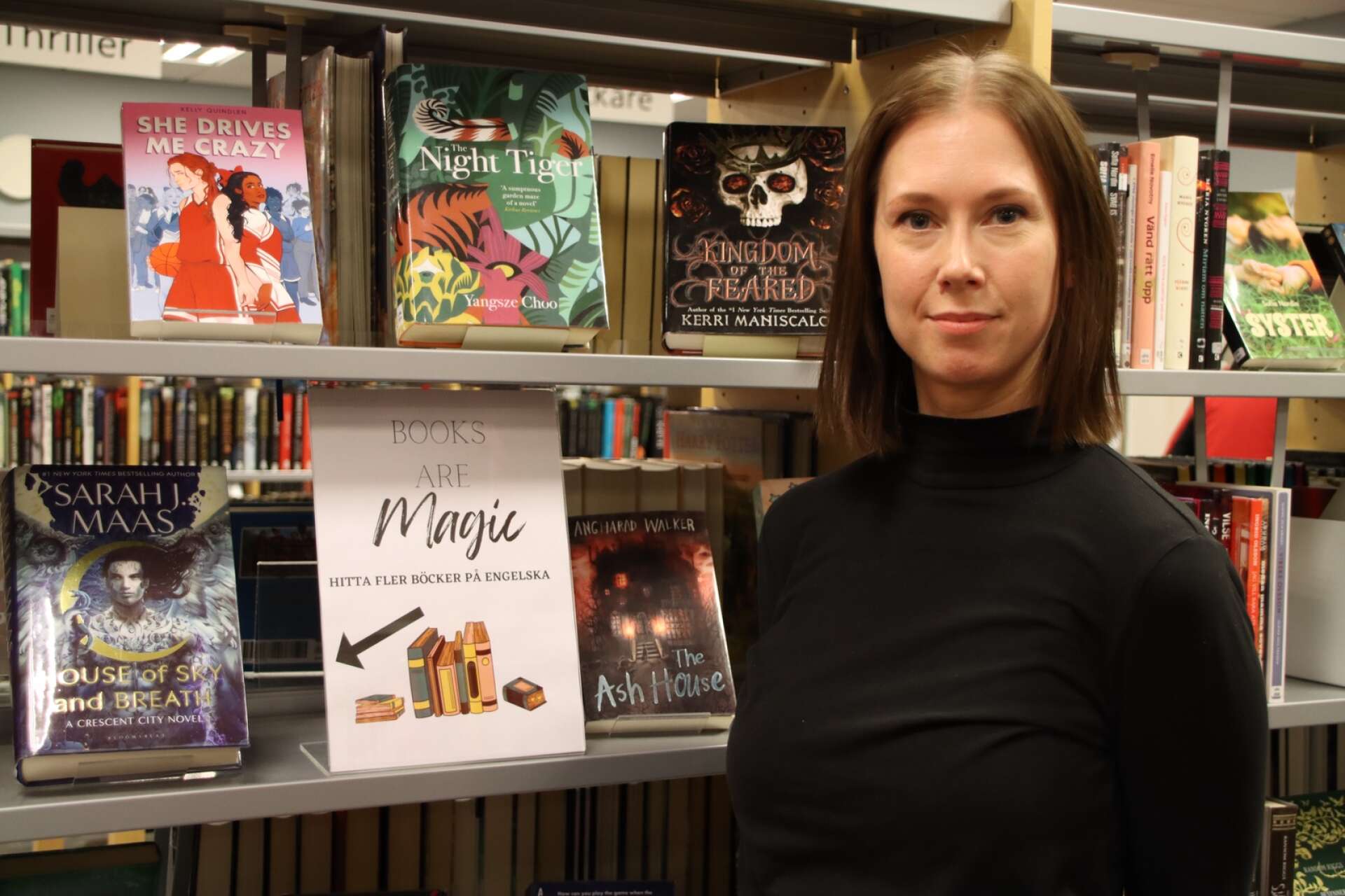 Sandra Bood är bibliotekarie på Filipstads bergslags bibliotek. 