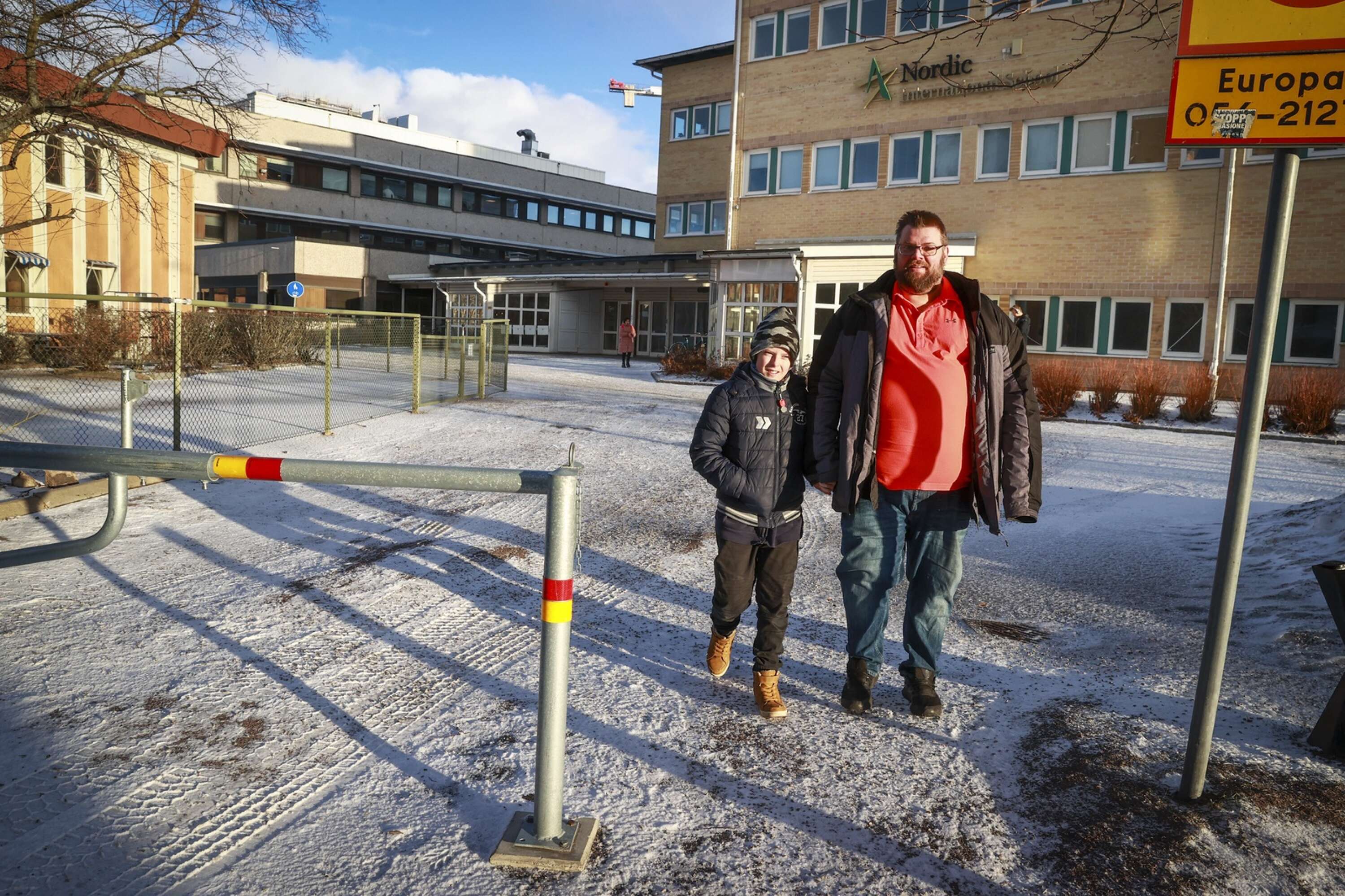 Tobias Edén nämner skolmaten som ett exempel på att Nordic international school bedriver sin verksamhet effektivt. Inför varje vecka får eleverna välja sin lunch, vilket ska minska svinnet.