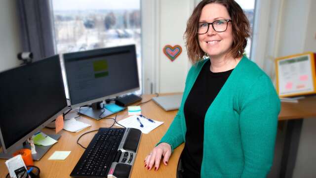 Anna Larsson, tillförordnad enhetschef vid Bup. Hennes avdelning har redan kommit igång med digitala kallelser. Foto: Peter Johansson/Bild och Media