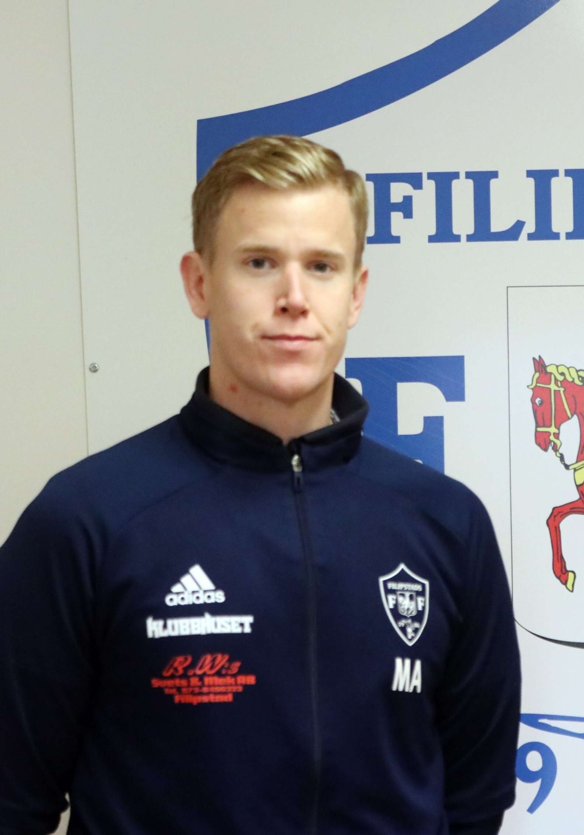Marcus Alperud, tränare för Filipstads FF. 