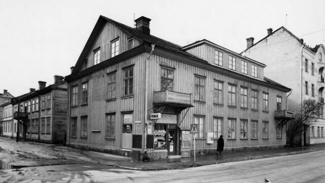 Sandbäcksgatan/Södra Klaragatan 1966.