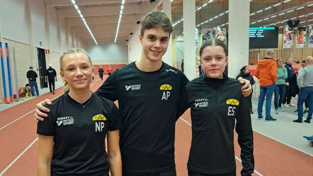 Natalie Persson, Andrei Popa och Ella Svensson fick alla tre till bra resultat på ungdomsspelen i Karlstad.