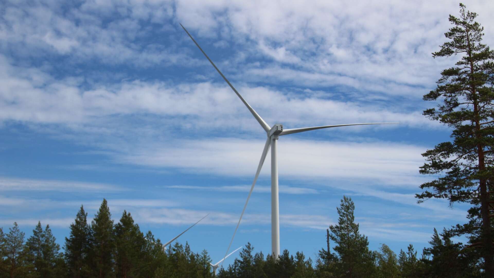 Fortum har planer på en stor vindkraftpark, med en liten del i Säffle kommun. (arkivbild)