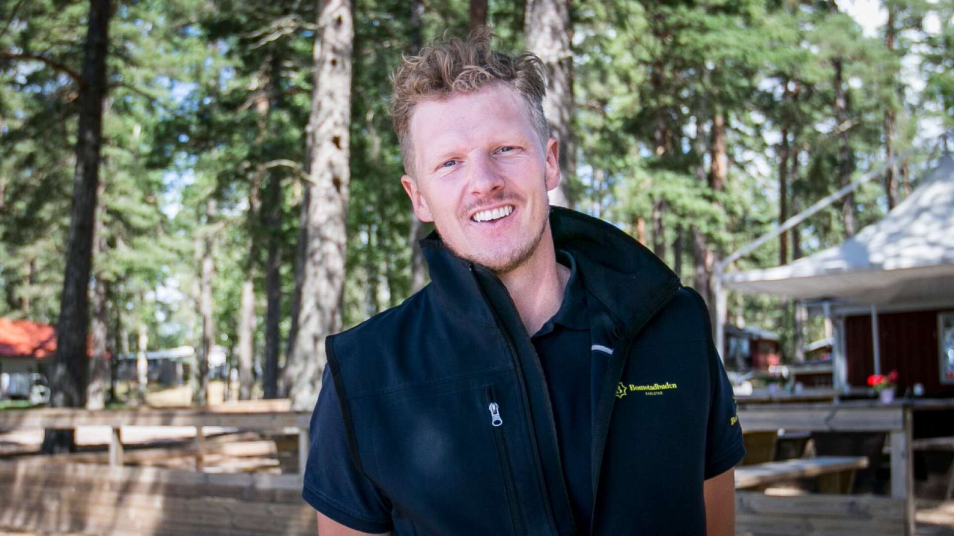 David Nordentjell, vd för Bomstadbadens camping.