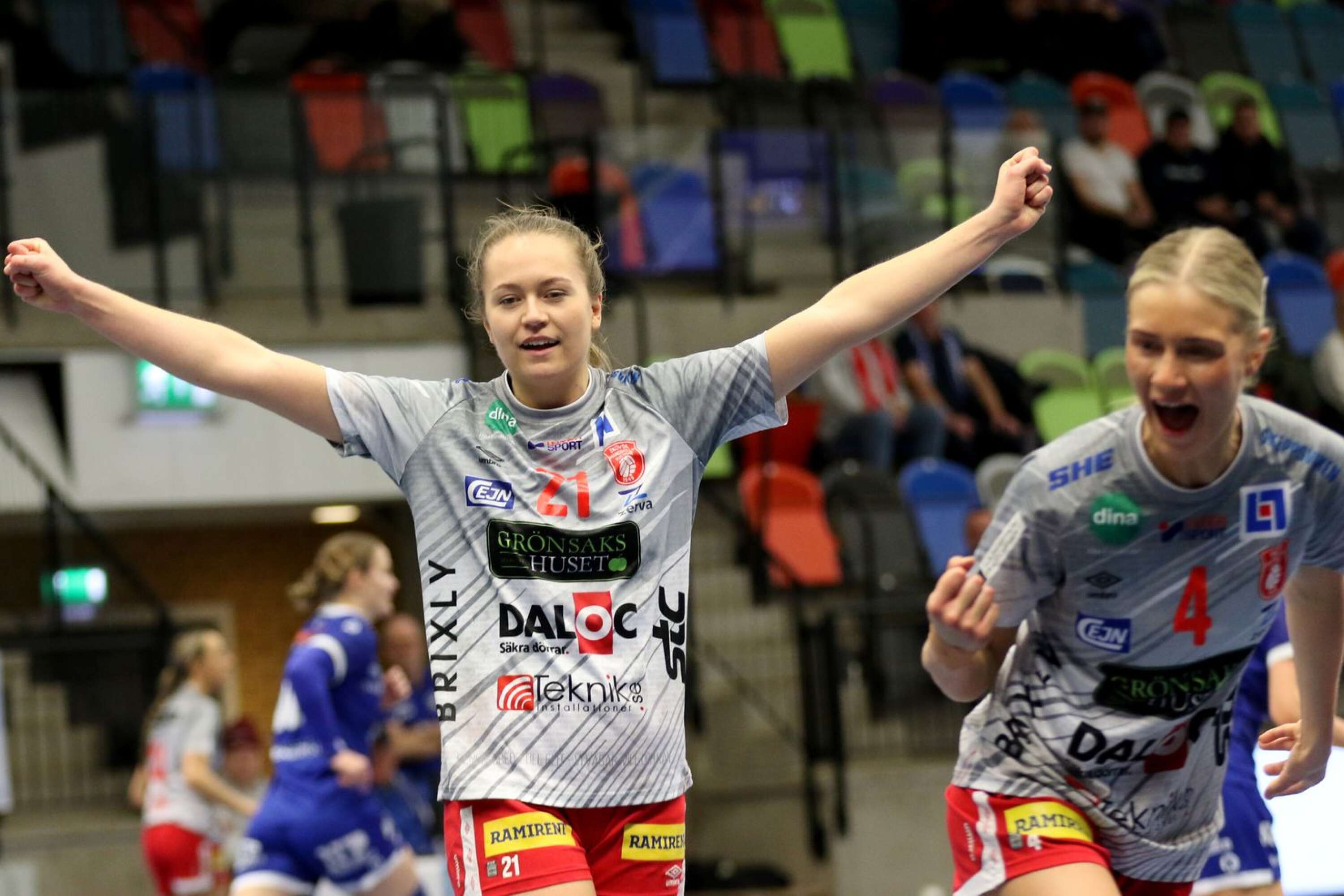 Ida Eriksson och Matilda Forsberg i Skövde tog sig till kvartsfinal i svenska cupen förra året.