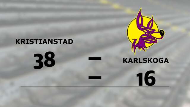 Kristianstad Predators vann mot Karlskoga Wolves