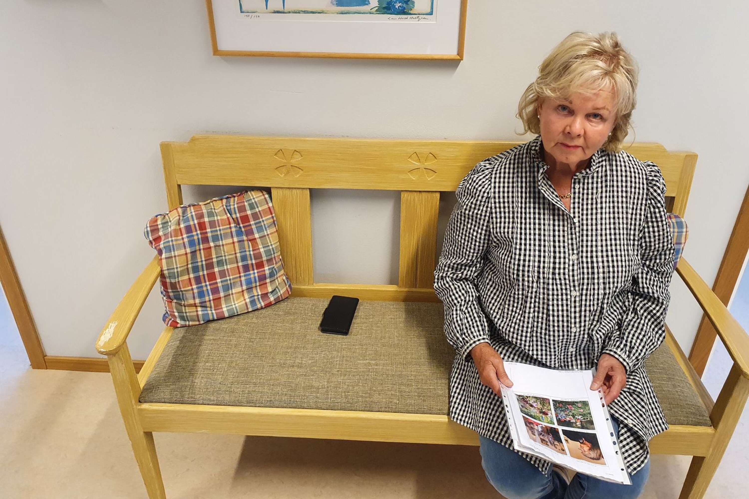 Gunilla Kjellstedt tränar regelbundet på Närhälsans rehab i Åmål. ”De är fantastiska här”.