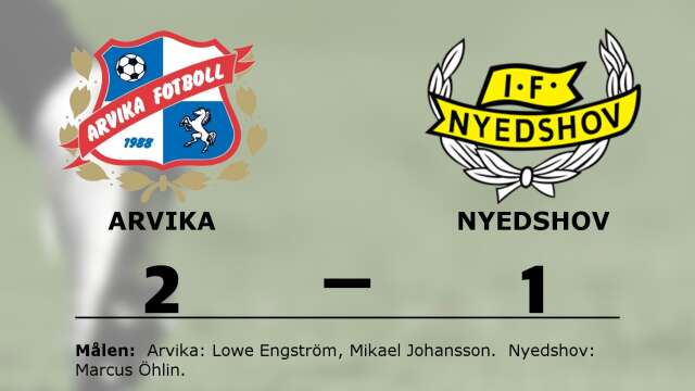 IK Arvika Fotboll vann mot IF Nyedshov