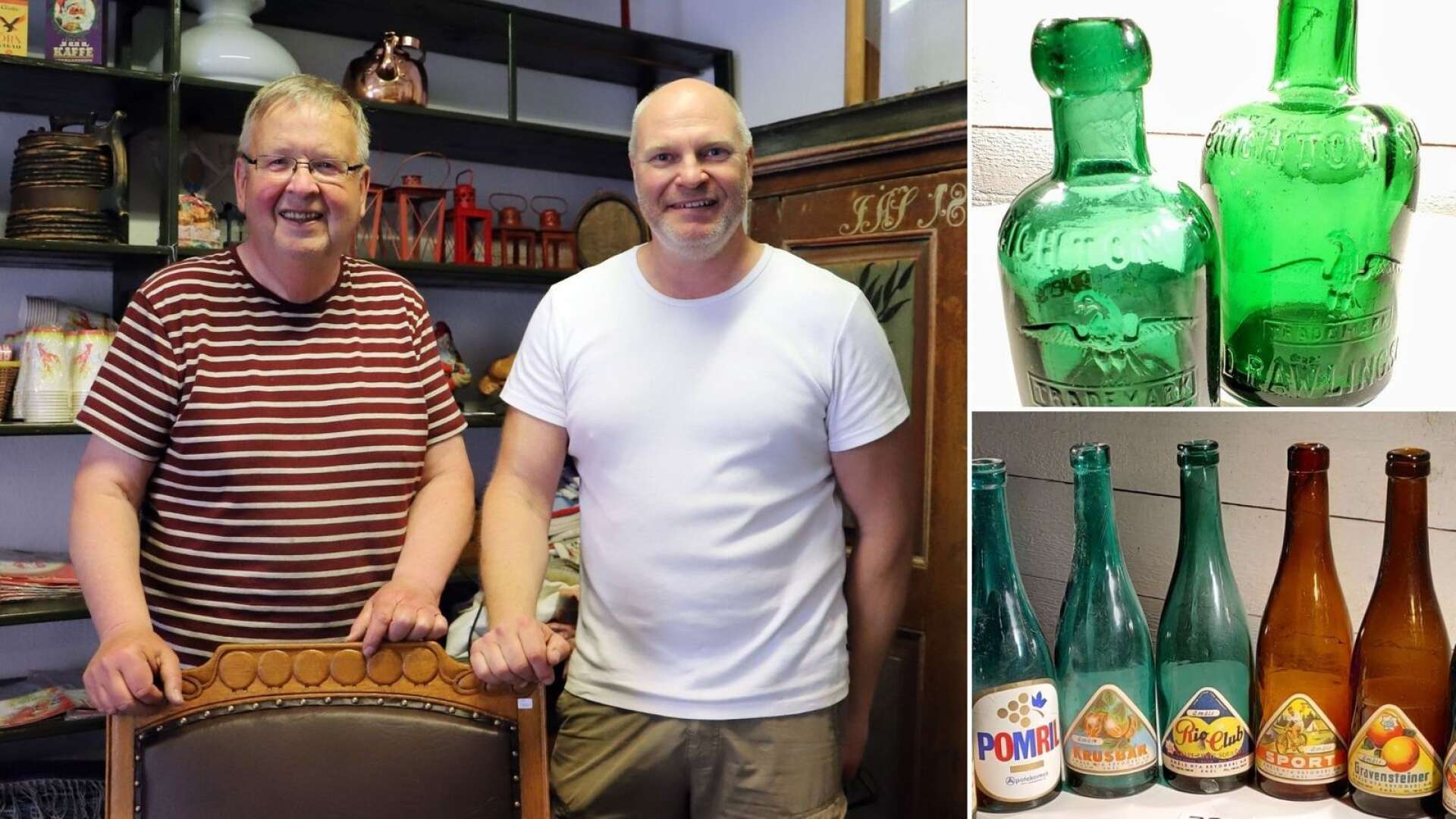 Sten Torstensson och Patrik Stridh har fått uppdraget att sälja glassamlaren Uno Wentzels livsverk, en samling glas med alltifrån unika 1700-talsflaskor till 1900-talsnostalgi.